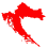 carte Croatie