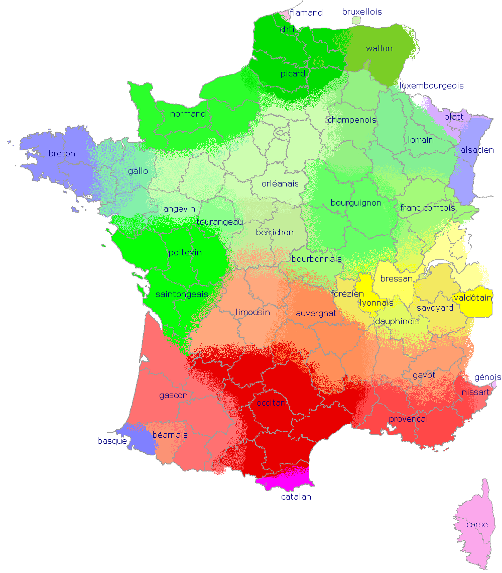 carte de la France