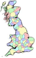carte grande bretagne
