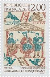 timbre Guillaume le Conquérant, tapisserie de Bayeux