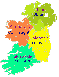 carte Irlande