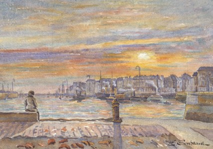 Le port du Havre par Émile Constant