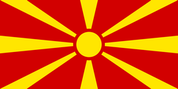 drapeau Macedoine du Nord