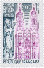 timbre Saint-Nicolas-de-Port 1974