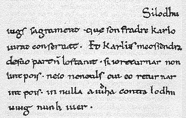 Serment de l'arm&eacute;e de Charles le Chauve
