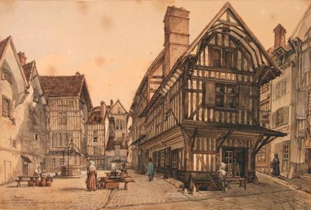 L'ancien marché aux herbes de Troyes