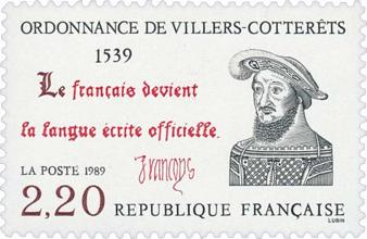 timbre ordonnance Villers Cotterets
