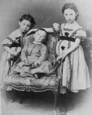 enfants Bost : Caroline, Henri, Leïla