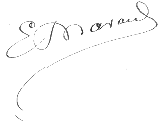 signature Ernest Bravard