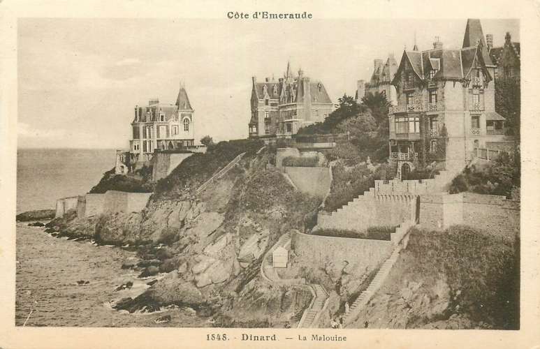 Carte postale de la Malouine, Dinard