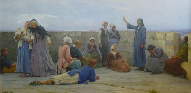 Prisonnières huguenotes à la tour de Constance, par Max Leenhardt