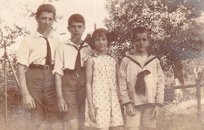 Andre, Pierre, Yvonne, Etienne Negre