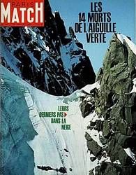 Les 14 morts de l'aiguille Verte, Paris Match, 1964