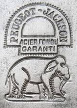 éléphant Peugeot-Jackson acier fondu garanti