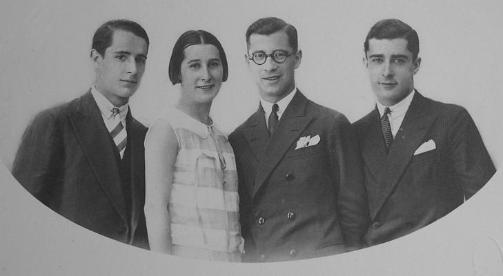 Étienne, Yvonne, André, Pierre Nègre