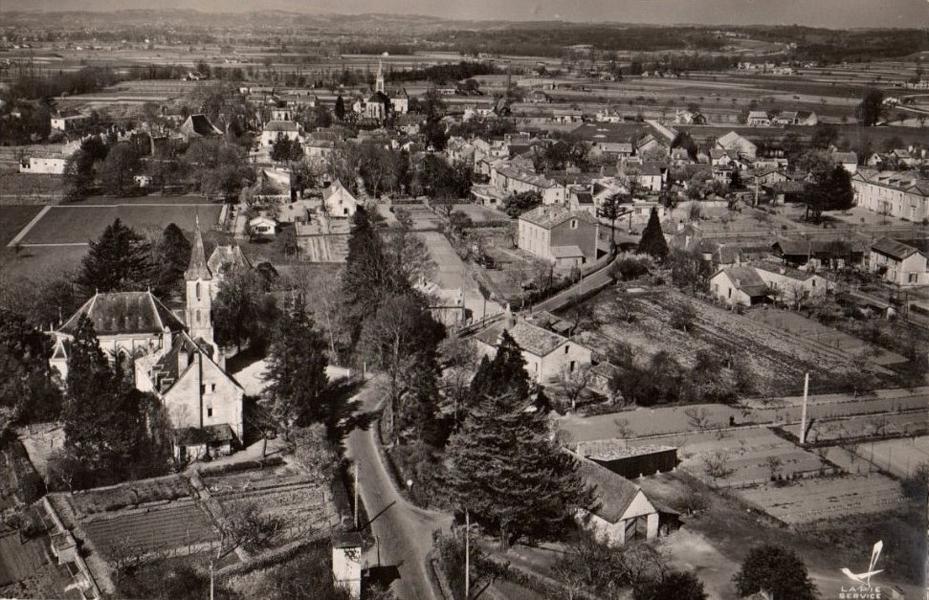 vue aérienne du temple de la Fondation John Bost