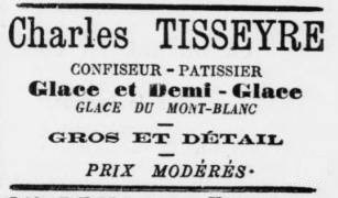 Charles Tisseyre, confiseur-patissier, Chalons-sur-Saône