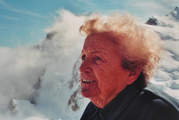 Henriette Dailly à Chamonix en 2000