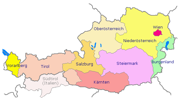 vienne carte autriche