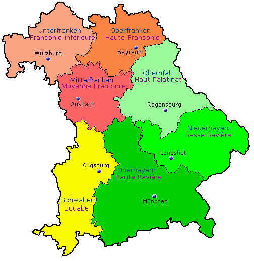 munich carte allemagne