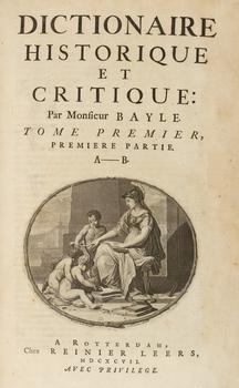 Dictionnaire historique et critique de Pierre Bayle