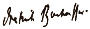 Dietrich Bonhoeffer signature