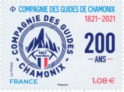 timbre compagnie des guides de Chamonix