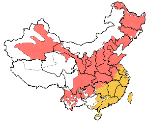 carte langues Chine