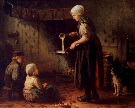 Jour de crêpes, Jozef Israels