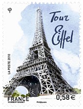 timbre tour Eiffel