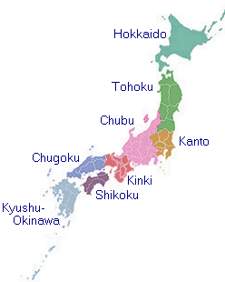 carte Japon