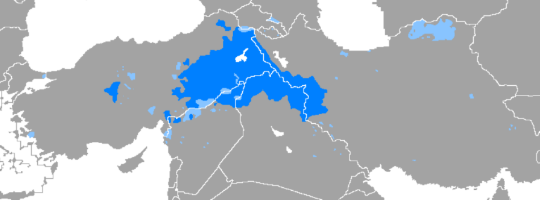 carte linguistique du kurde