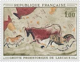timbre grotte Lascaux 1968