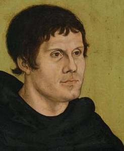 Luther moine par Cranach