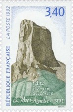 timbre ascension 1492 Mont Aiguille