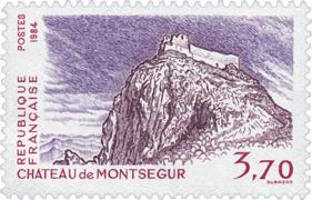 timbre château de Montségur