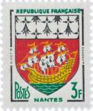 timbre blason de Nantes