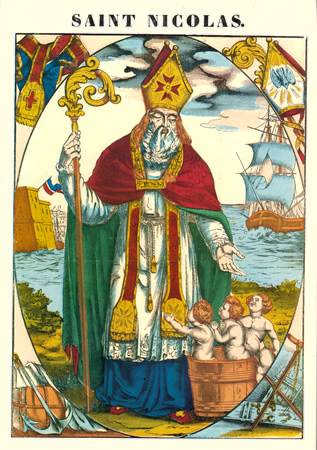 saint Nicolas : image d'Epinal