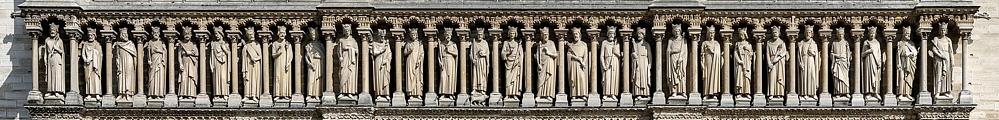 Galerie des rois de Notre Dame de Paris