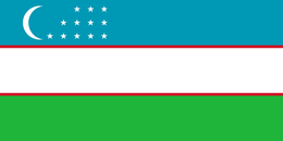 drapeau Ouzbekistan