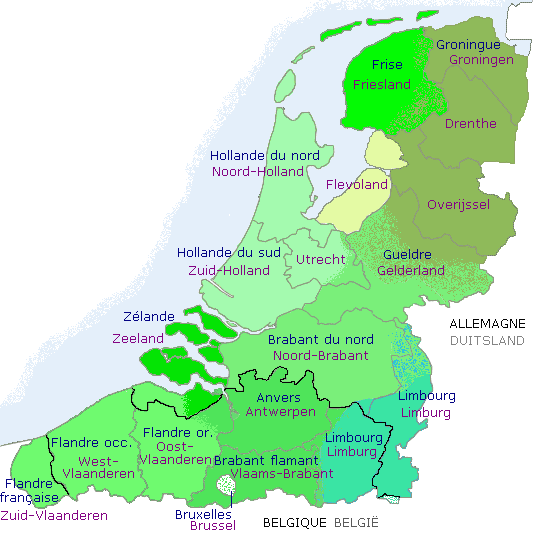 region flamande carte