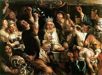 Le roi boit, par Jakob Jordaens