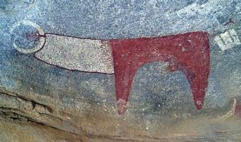 gravure rupestre de Laas Geel