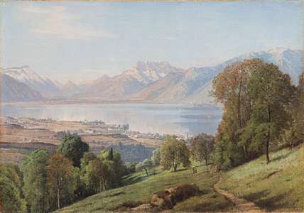Le lac de Genève, Vevey, Alfred de Chavannes