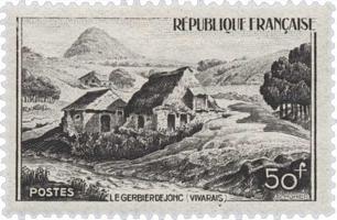 timbre Gerbier de Jonc, Vivarais