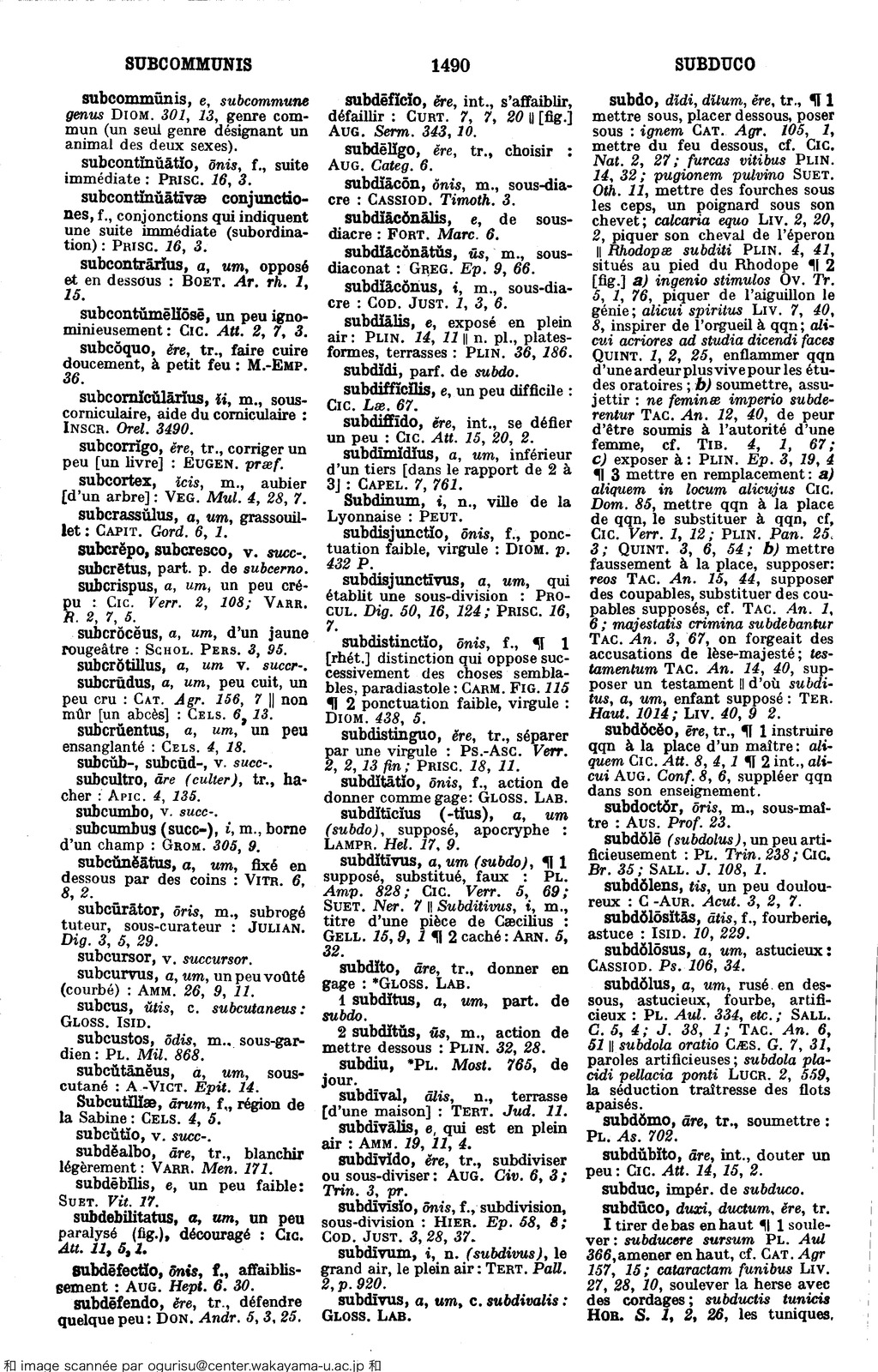 dictionnaire Gaffiot