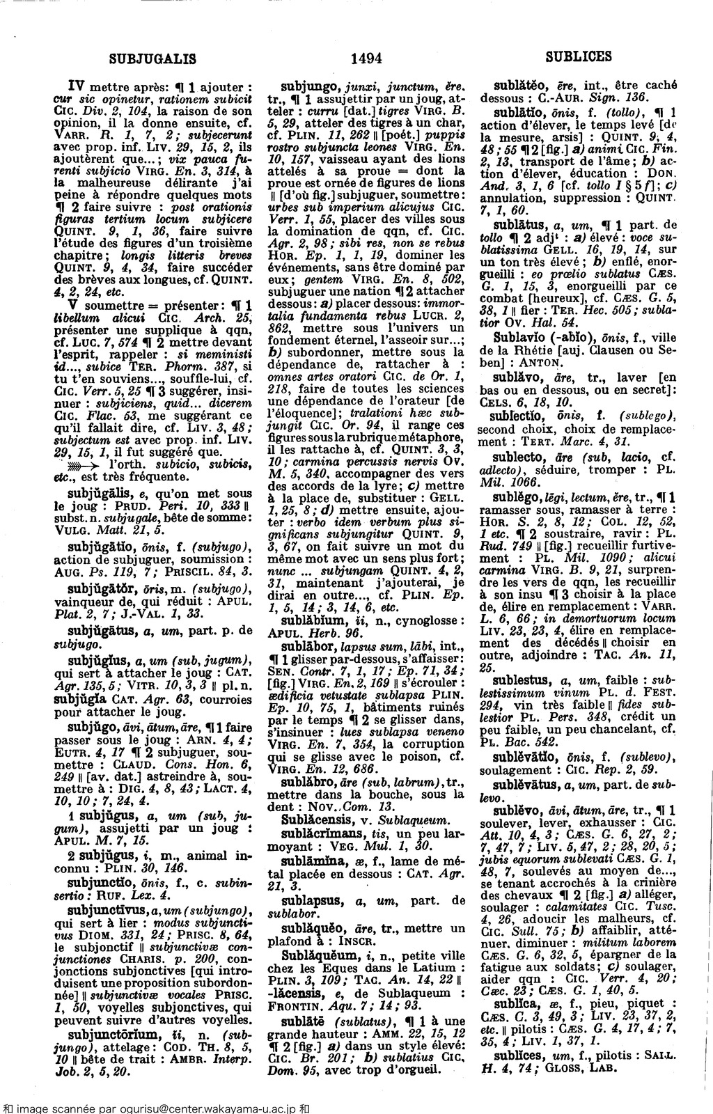 dictionnaire Gaffiot