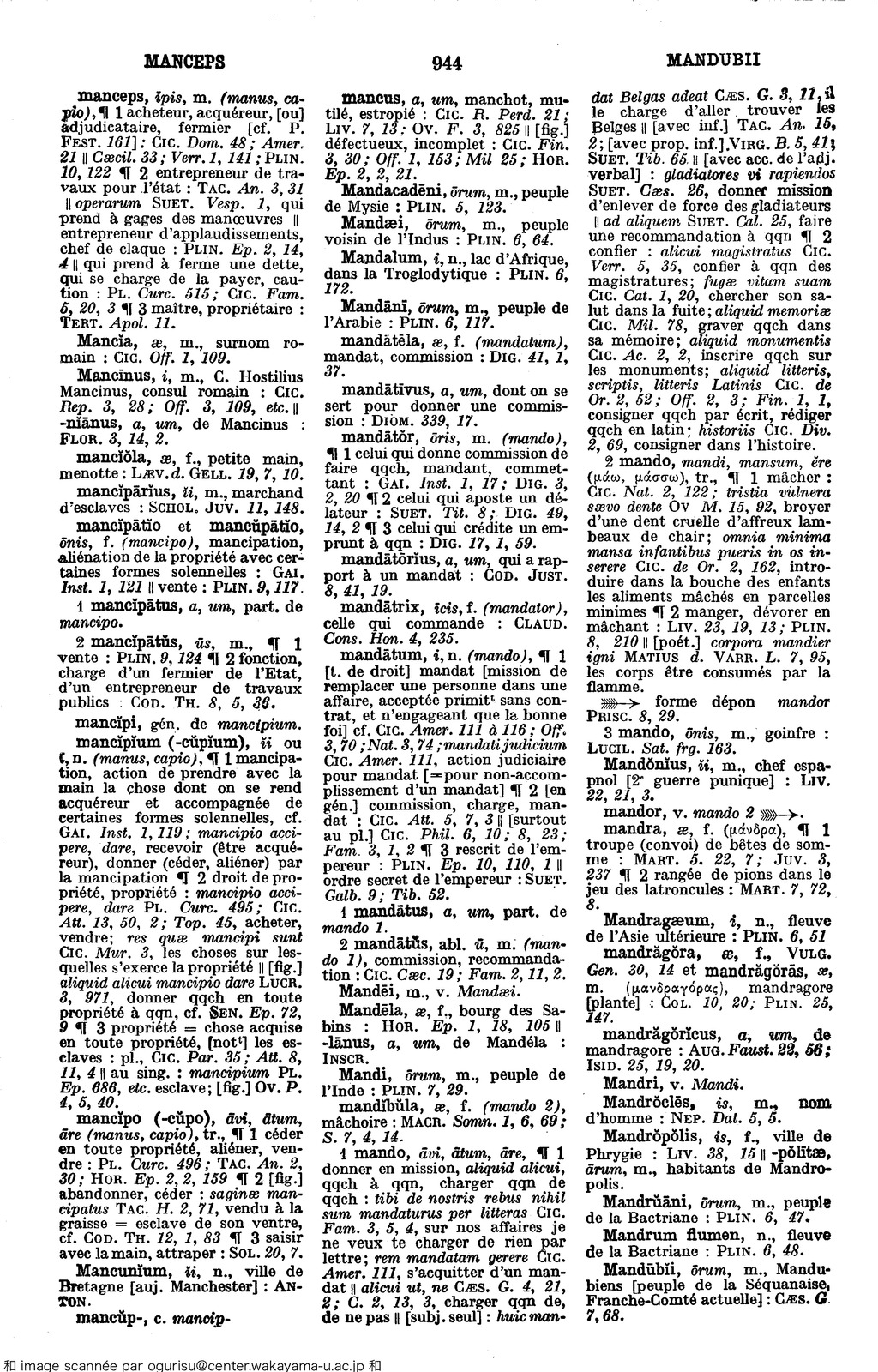dictionnaire Gaffiot